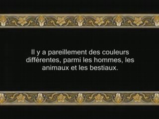 Sourate Al Fatir - avec trad Francais - Budair