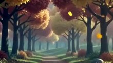 Autumn Season for Kids 🍂 | Falling Leaves Animation #Shorts