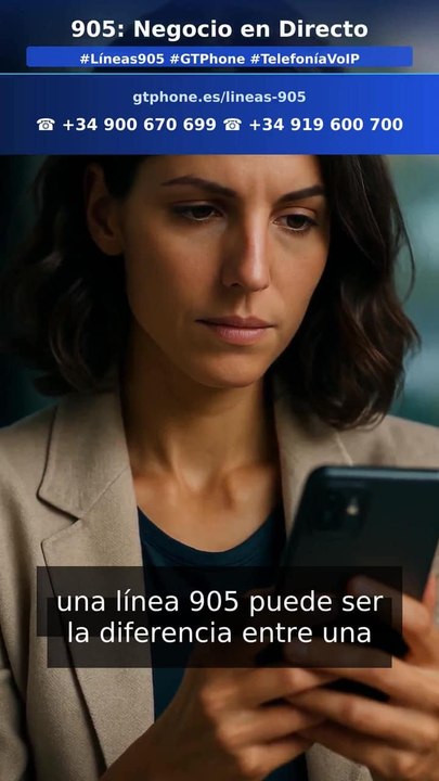 Contratar línea 905 para empresas (en 1 minuto)
