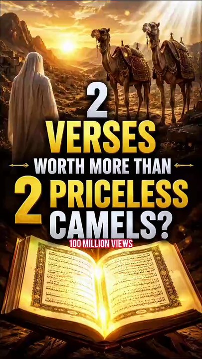 2 Qur’an Verses Better Than 2 Priceless Camels? | Powerful Hadith