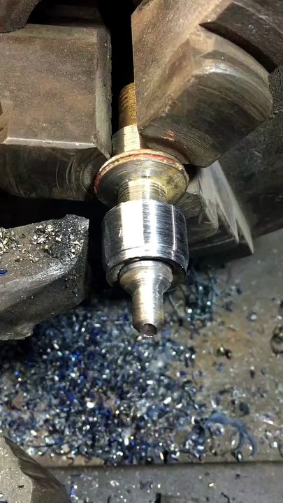 Perfect Metal Turning on CNC Lathe 😍 Smooth Machining Process | Aamer Industry #shorts