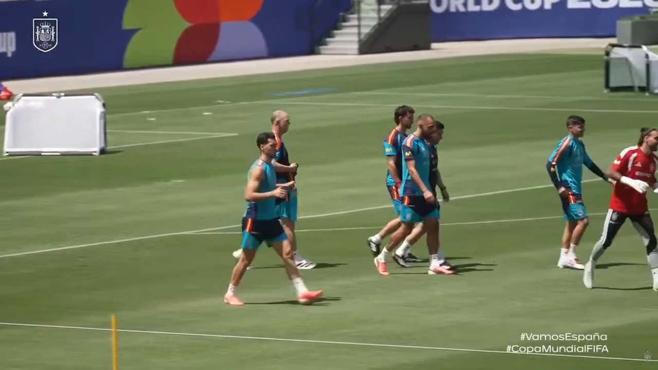 Entrenamiento completo de la selección española tras el España 3 - Austria 0 | Mundial 2026
