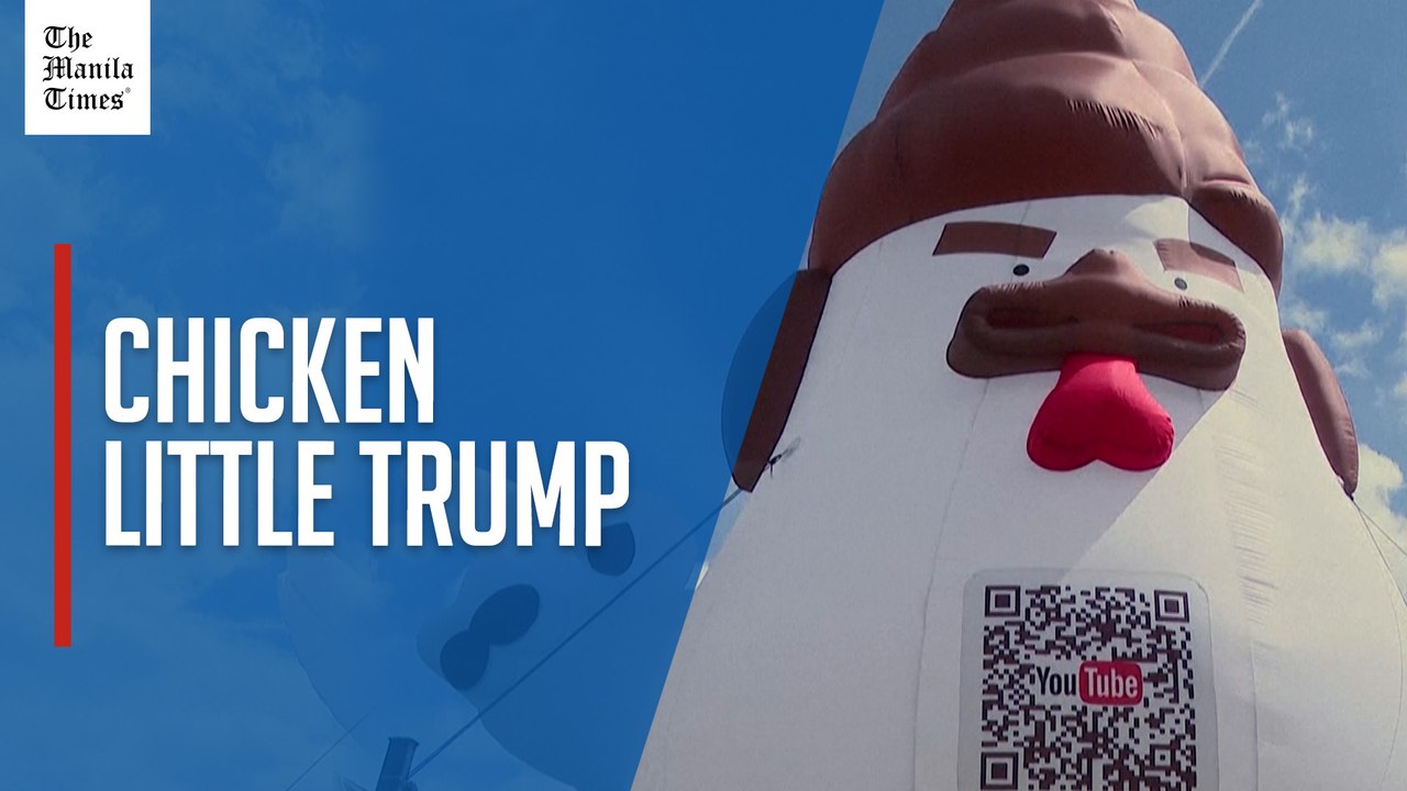 US artist brings poop-haired, inflatable Trump chicken to Holland for America's 250th