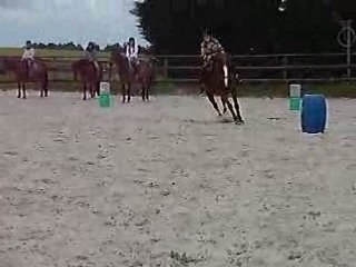 Barbie Hugo barrel race