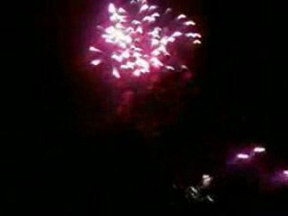 Feux d'artifice à l'occasion de la fête du vin 26.06.08