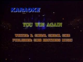 Bee Gees. Karaoke---You win again