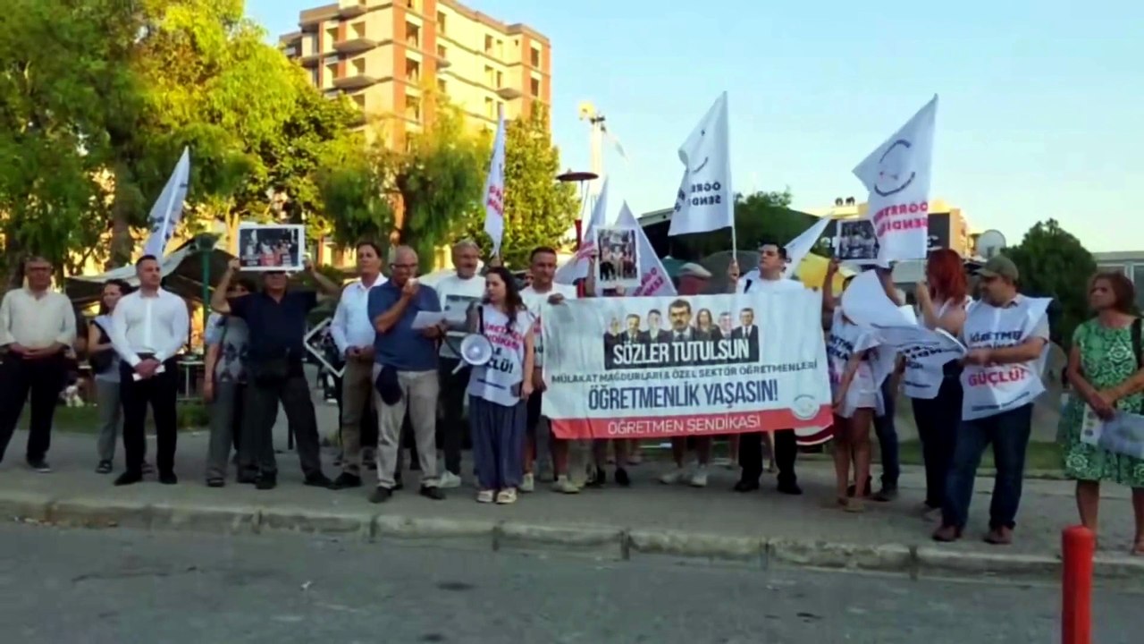 Öğretmenler Bayraklı’dan seslendi: Acil çözüm bekliyoruz!