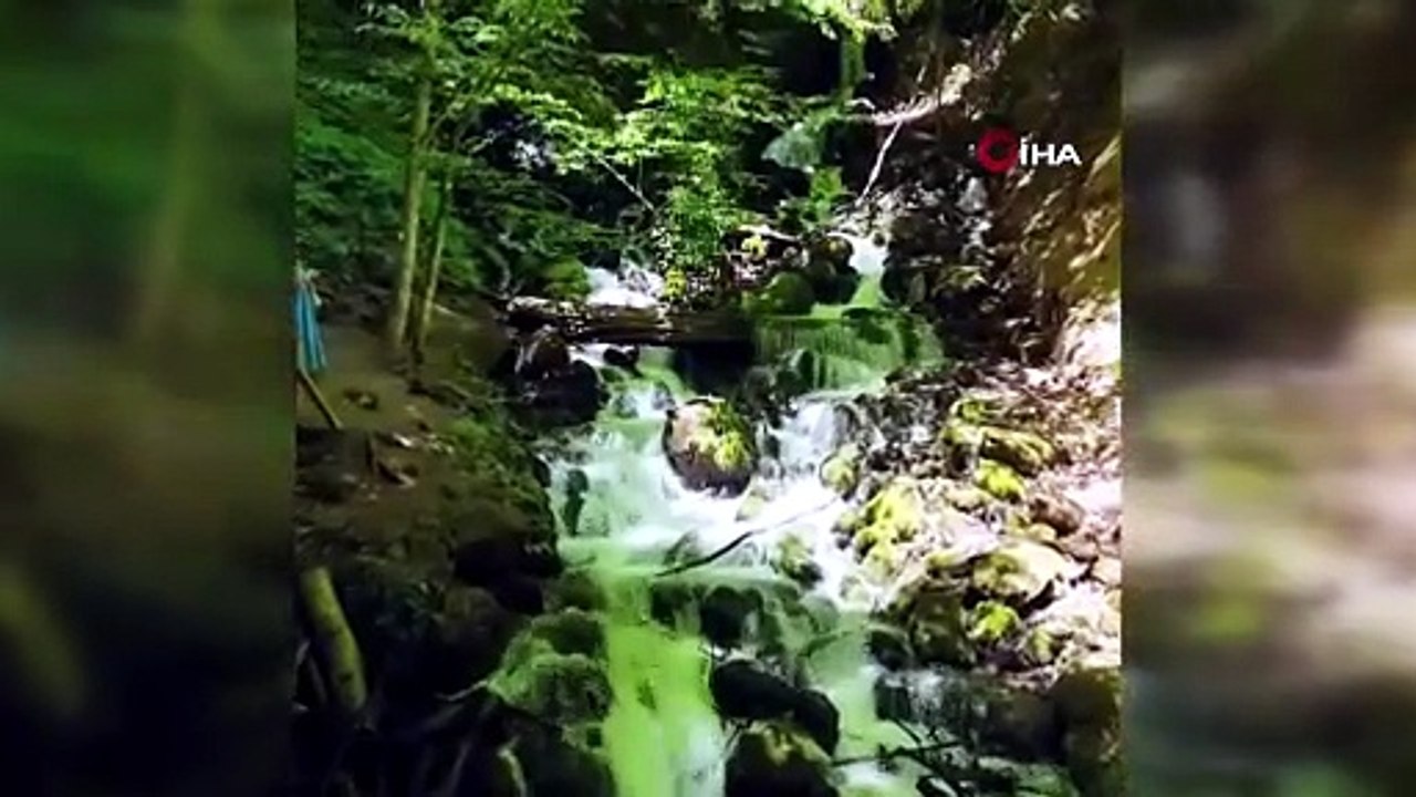 Dünyaca ünlü doğa harikasının eşsiz manzarası havadan görüntülendi