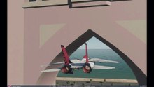 F 14 Tomcat 744 knots supersonic flight through Atlantis Dubai DCS World