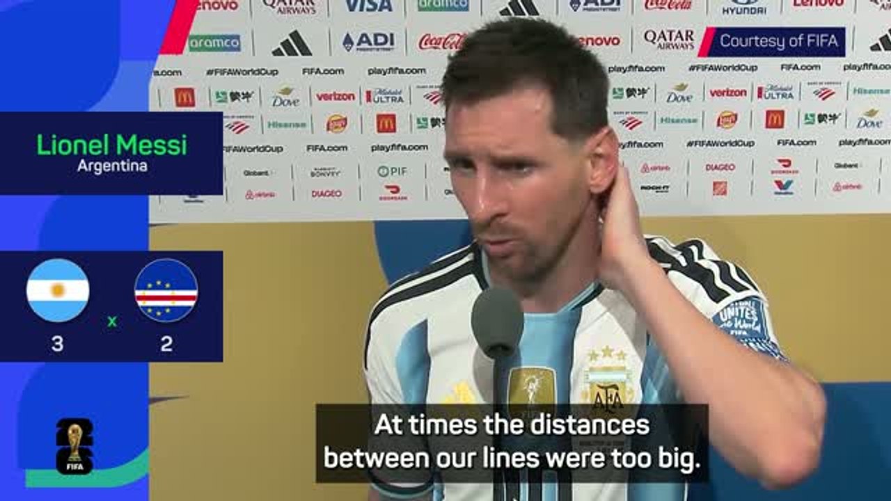 Messi admits Argentina were 'disjointed' in Cape Verde win