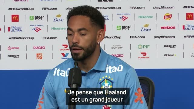 Brésil - Cunha encense Haaland et raconte sa relation avec lui