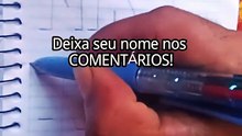 Deixe seu nome nós comentários