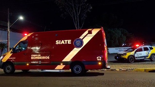 Motociclista fica ferido após colisão com carro no Bairro Cascavel Velho