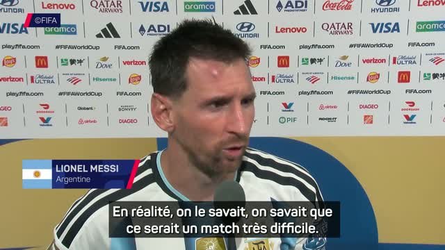 Argentine - Messi décrypte la victoire difficile contre le Cap-Vert