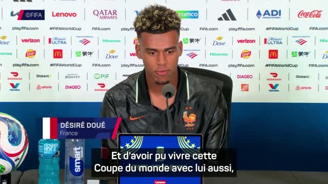 Bleus - Désiré Doué veut gagner le trophée aussi pour son frère, éliminé avec la Côte d’Ivoire