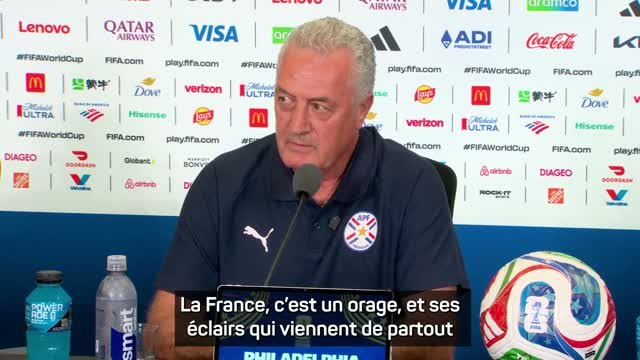Paraguay - Alfaro : “La France, c’est un orage, et ces éclairs sont dirigés vers le centre du but”
