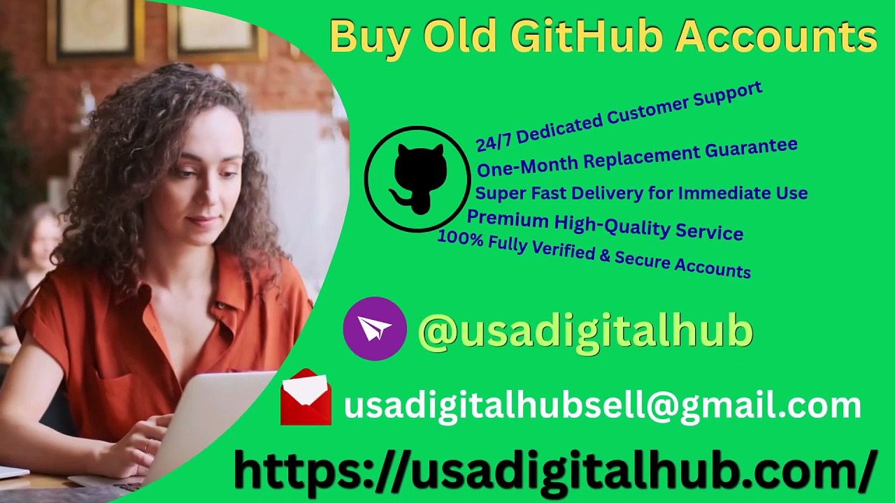 Buy| GitHub Accounts With Contributions History, Stars