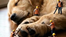 Pocket Workers Giant Puppy Maintenance