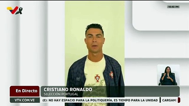 Andrés Mieles recibió saludo especial del futbolista portugués Cristiano Ronaldo