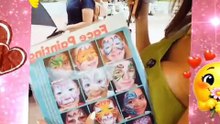 Bruna Biancardi Mostra Mavie com Pintura no Rosto