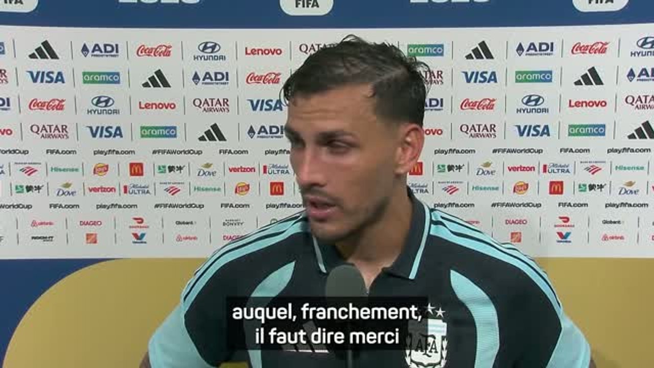 Argentine - Paredes : "On ne doute jamais"