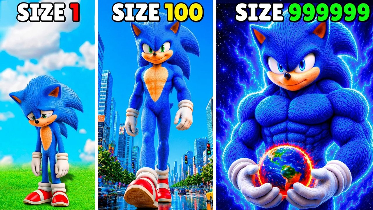 Upgrading SONIC to the Biggest Ever in GTA 5! (Shin Sonic Mod)
