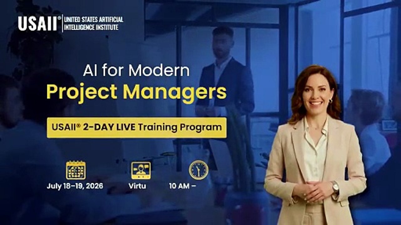 Master AI for Project Management  2-Day Live Training by USAII®