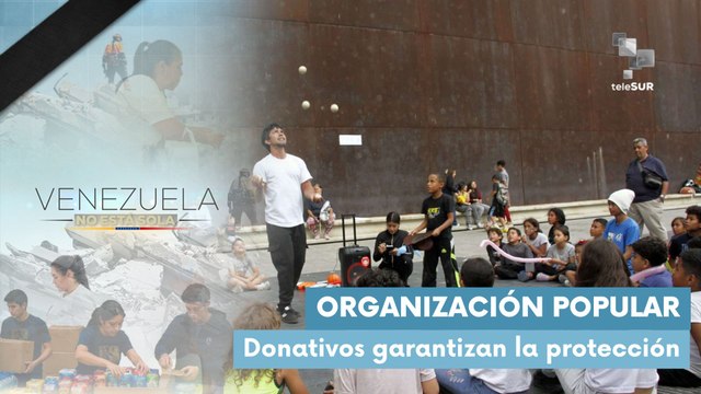 Campamento transitorio en el Panteón Nacional recibe apoyo solidario