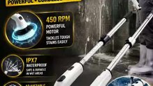 Electric Spin Scrubber 🧼⚡ | Powerful Cordless Cleaning Brush for Every Home