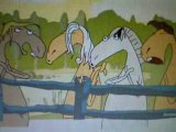 des chevaux en dessinimé qui chantes