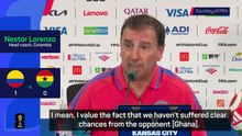 Colombia coach Lorenzo hails defence after win over Ghana