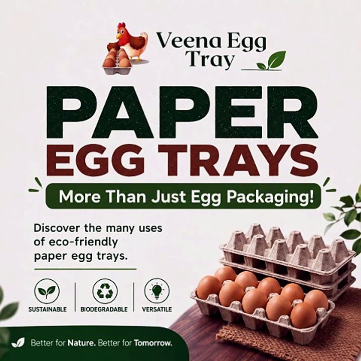 Paper Egg Tray Uses | Eco-Friendly Paper Egg Trays for Packaging, Gardening & More | Veena Egg Tray