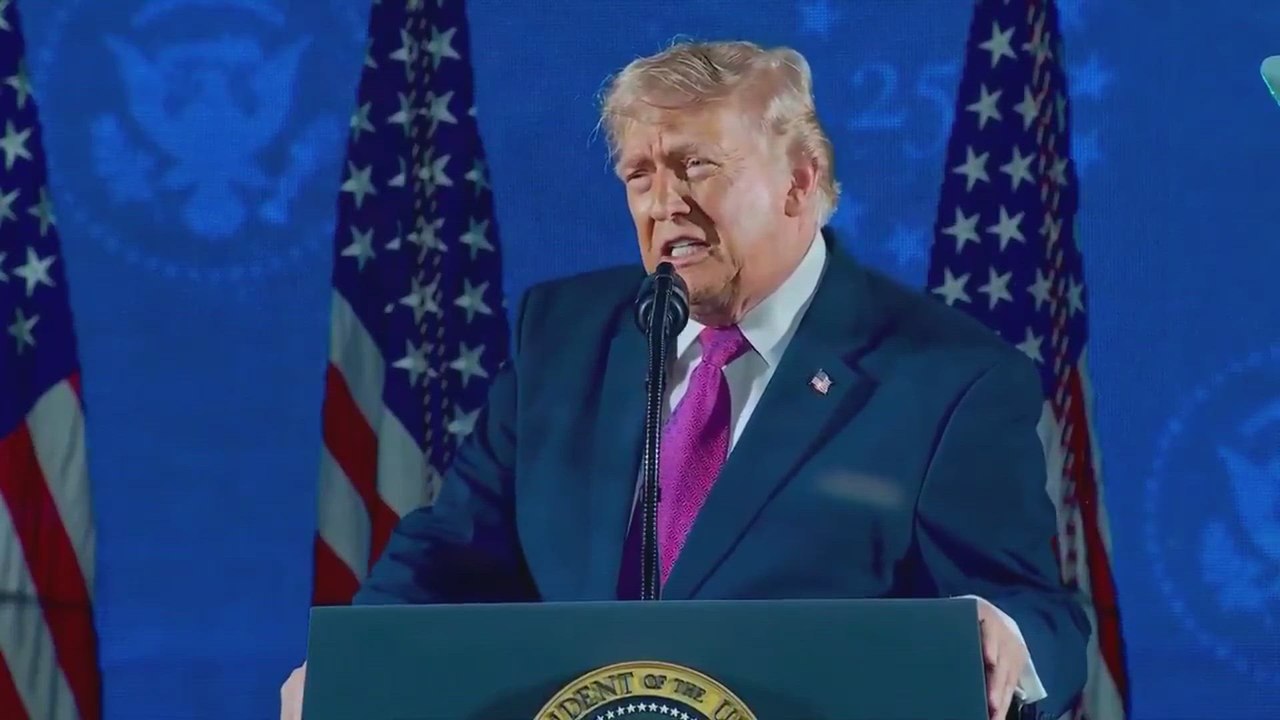 Trump's freedom speech