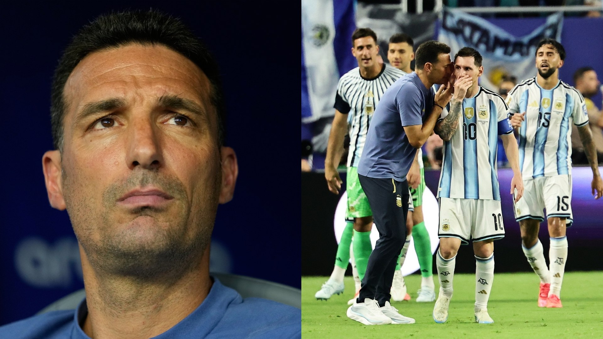 Scaloni: "¿Se acuerdan cuando me preguntaban que íbamos por la parte buena del cuadro...?"