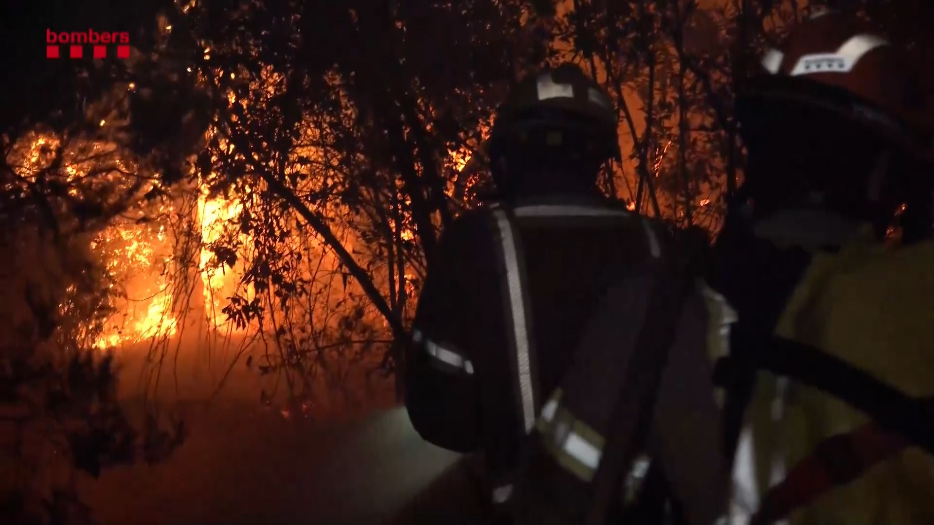 El incendio originado en La Bisbal d'Empordà (Girona) quema una casa en una urbanización de Calonge y la Generalitat cierra el acceso al macizo de Les Gavarres