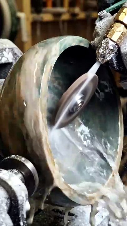 Soapstone Bowls Carved Under Water | Mesmerizing Stone Carving ASMR 💧