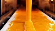 Mango Pulp Spread into Thin Sheets | Satisfying Food Processing ASMR 🥭✨