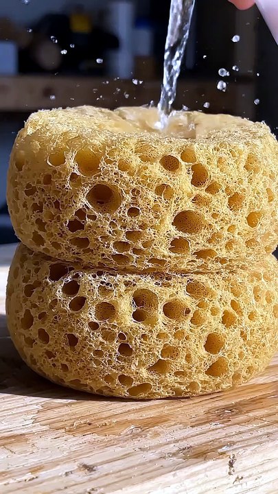 Sponges Rinsed & Shaped in Workshop | Satisfying Factory ASMR 🧽🏭