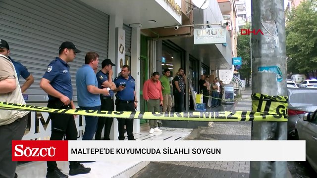 Maltepe’de kuyumcuda silahlı soygun