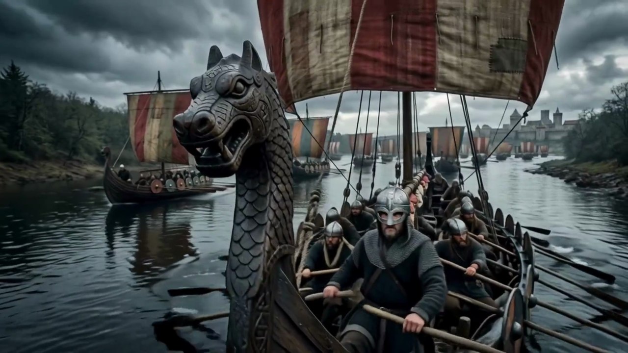 O Dia em que os Vikings Invadiram Paris! (845 d.C.) | História Épica em Ultra Realismo