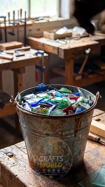 Crafting Colorful Glass Panels From Recycled Materials  DIY Glass Art