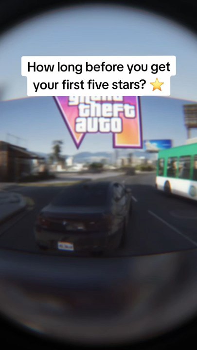 How Long Before You Get Your First 5 Stars In GTA 6? 👀