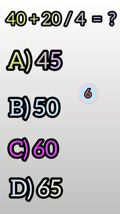 Viral Math Quiz