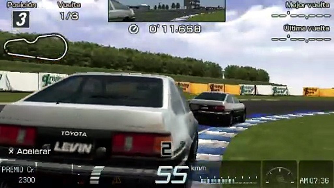 Gran Turismo (PSP) - Gameplay-Test on Adrenaline (PS Vita 1000)