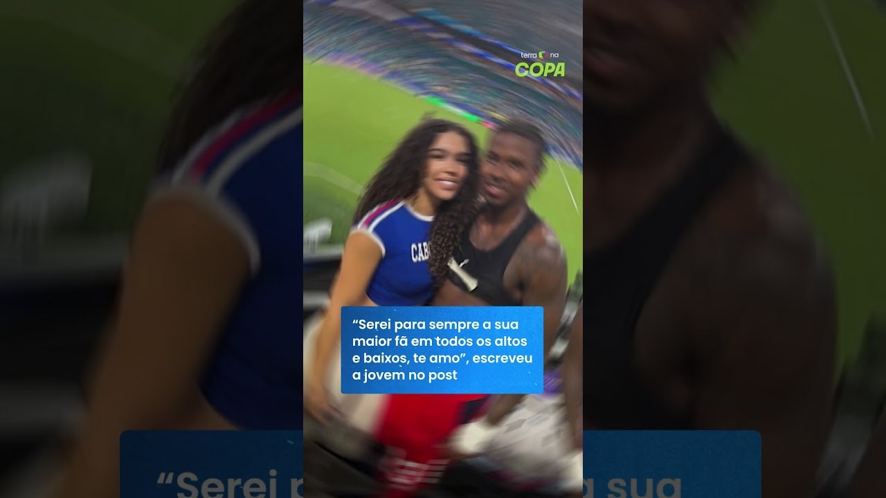 Namorada se declara para Lopes Cabral após ser abraçada em golaço: ‘Sempre soube do que é capaz’