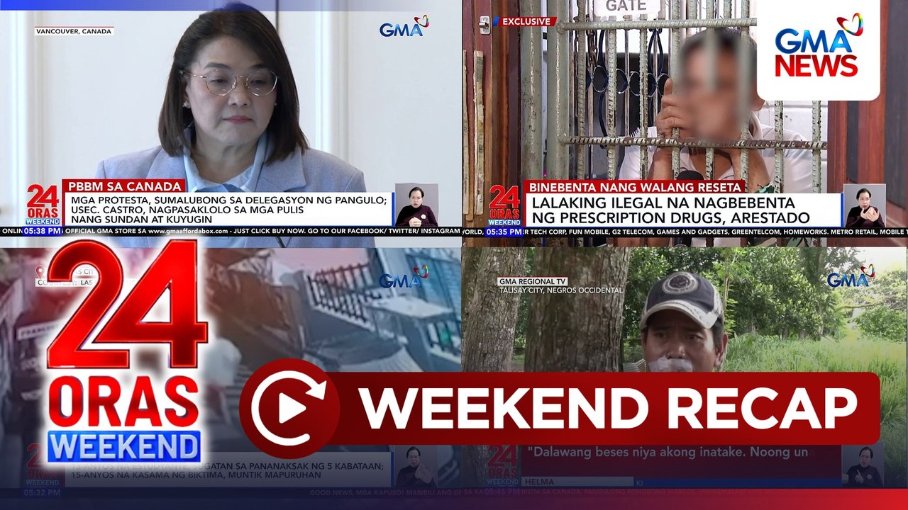 24 Oras Weekend: (Parts 1&2) Binatilyo sinaksak; Usec. Claire kinuyog sa Canada; Aso nangagat; atbp.