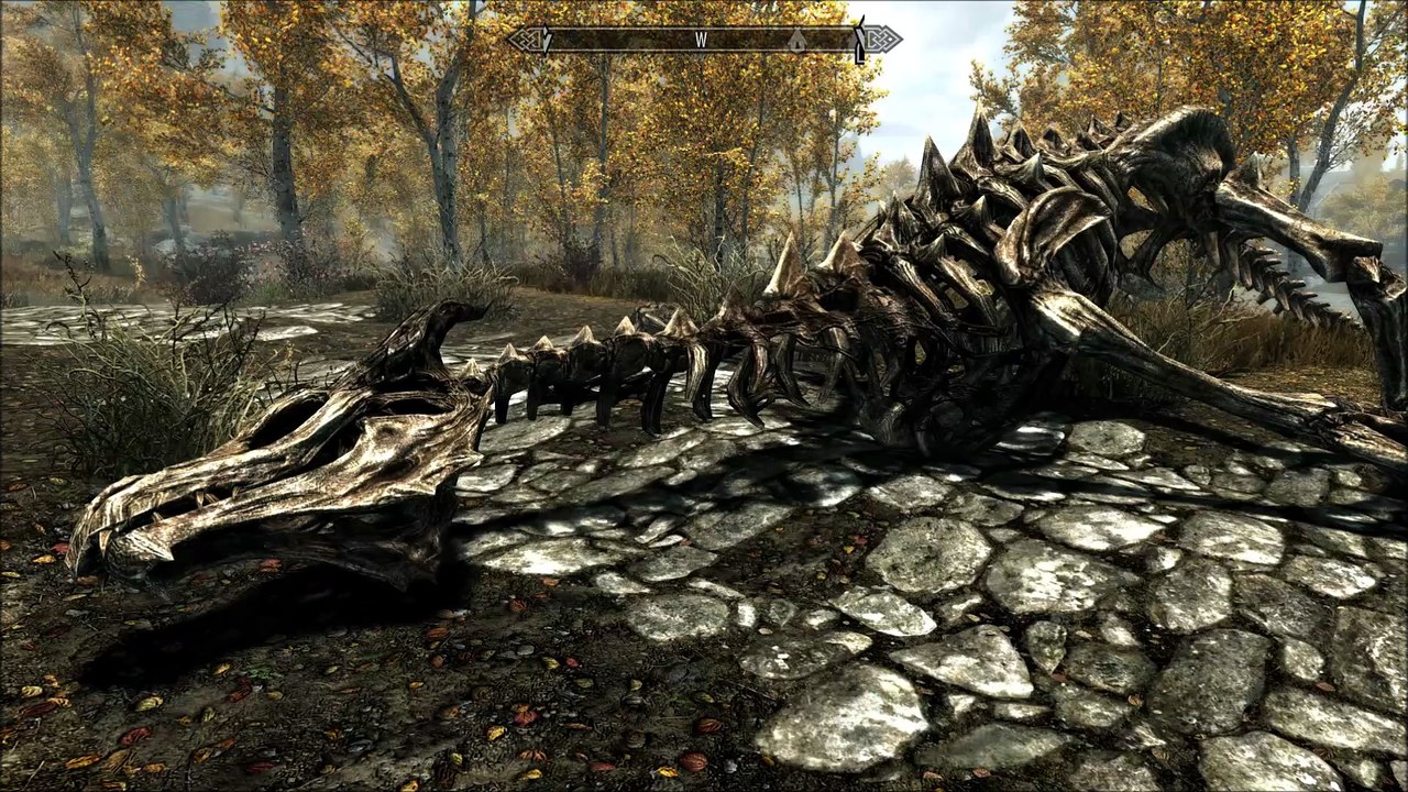 Skyrim mod@_7 "Dragon Skeleton Textures" Inclus Mods Pack