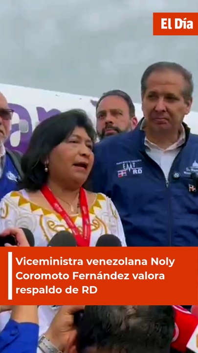 Viceministra venezolana Noly Coromoto Fernández valora respaldo de RD