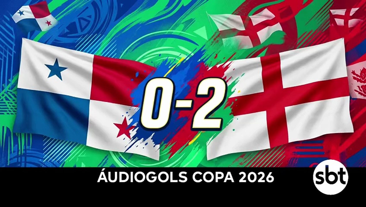 Áudiogols | Panamá 0x2 Inglaterra (SBT 2026)