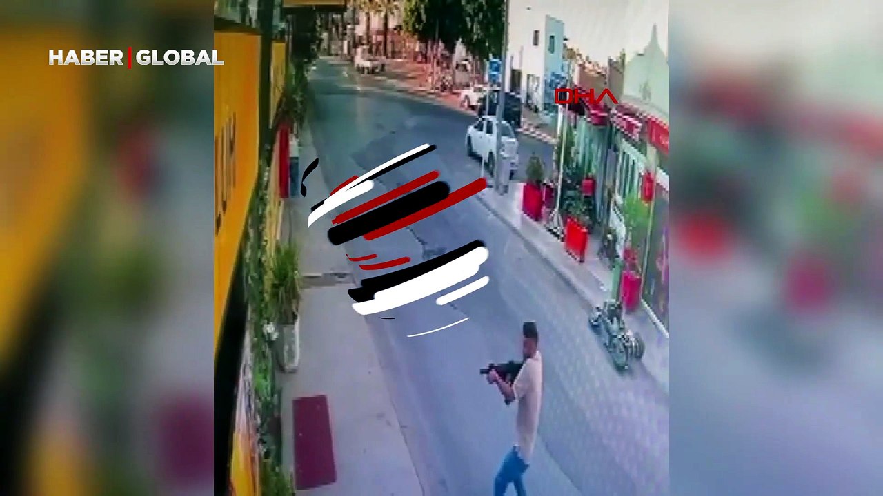 Bodrum'da dehşet anbean kamerada... Pompalı tüfekle ateş açtı!